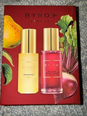BYROE Yellow Pear Serum Oil & Pink Beet Glow Boosting Serum Duo